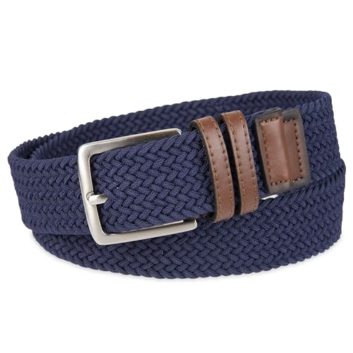 Dockers Men's Casual Everyday Braided Fabric Fully Adjustable Web Belt2
