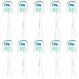 HOFAM Replacement Toothbrush Heads for Philips Sonicare Replacement Heads,Electric Replacement Brush Head Compatible with Phillips Sonicare Electric Toothbrush,for Philips Sonic Care Brush,10 Pcs