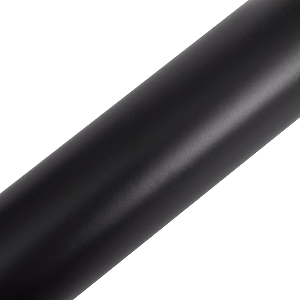 Autofolie Matt Schwarz selbstklebend PVC 100x150 cm mit Luftkanälen blasenfrei, Vinylwrap Folierung für Carwrap, Lackschutzfolie, Scheibentönung, Tuning und Veredelung