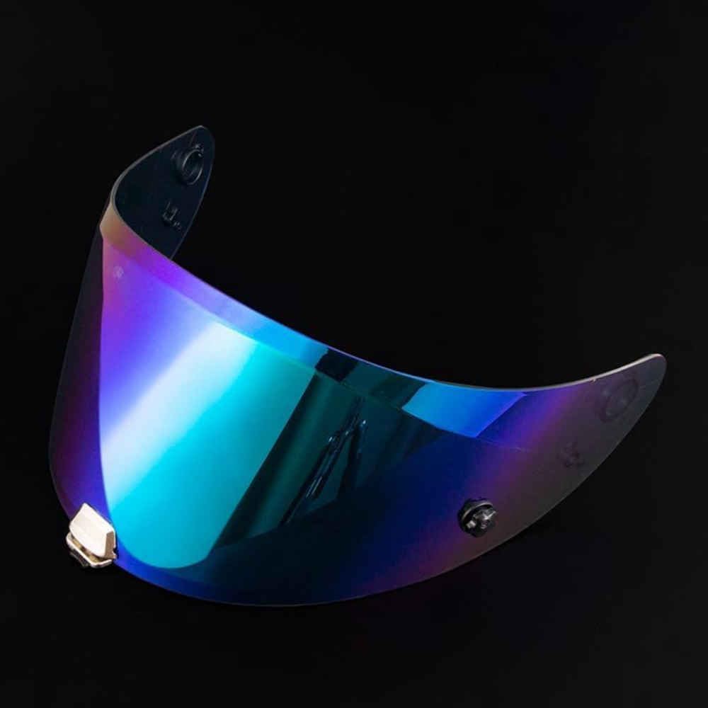 ZJHFDC Motorcycle Helmet Visor for HJC Rpha11 Rpha70, Windproof Anti Scratch Helmet Visor Replacement Motorcycle Accessories,normal-Cgreenplating
