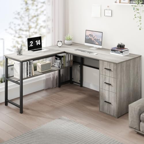 L shaped executive office desk