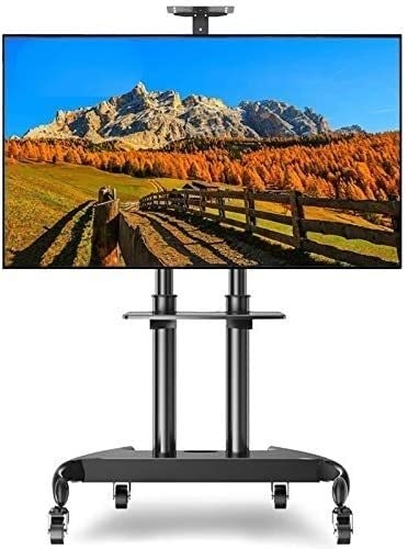 Soporte móvil para TV con estante para monitores 32"-70" miniatura 1