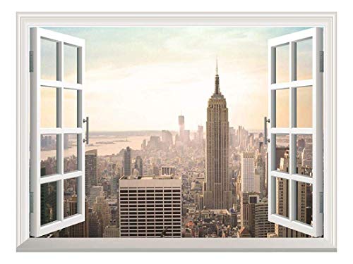 wall26 Removable Wall Sticker/Wall Mural - Bird's-Eye View of Modern