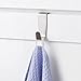 YouCopia Over the Cabinet Door Single Hooks, Set of 2, Silver, 2 Count