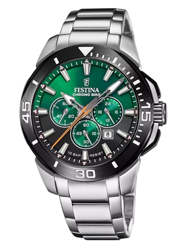 Festina Orologio Da Bicicletta Chrono F20641/B Bicolore In Acciaio Inox