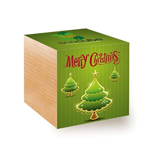 ecocube Holzwürfel - Weihnachtsbaum Xmas Tree 2
