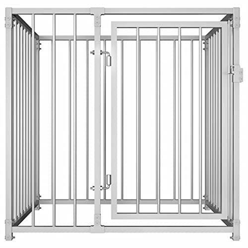 vidaXL Outdoor Hundezwinger 200x200x100cm Hundekäfig Hundehaus Hundehütte – Bild 4