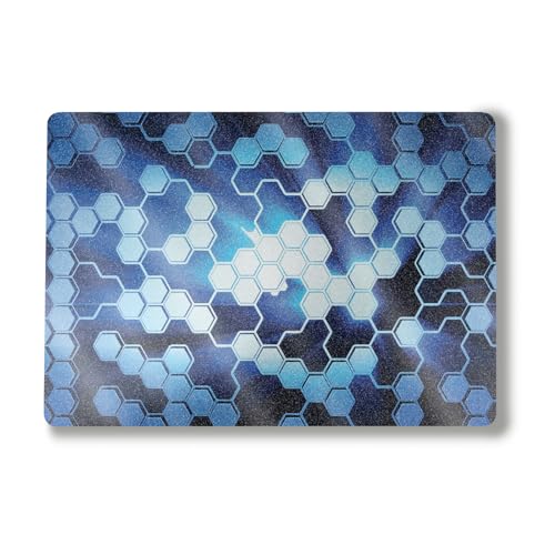 Image of Glossy Glitter Laptop Skin Compatible with Alienware M18 R2 (2024) - Shining Hex - Premium 3M Vinyl Protective Wrap Decal Cover - Easy to Apply | Crafted in The USA by MightySkins