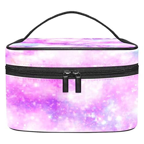 Sac de maquillage galaxie violette pour éviter le désordre de vos cosmétiques