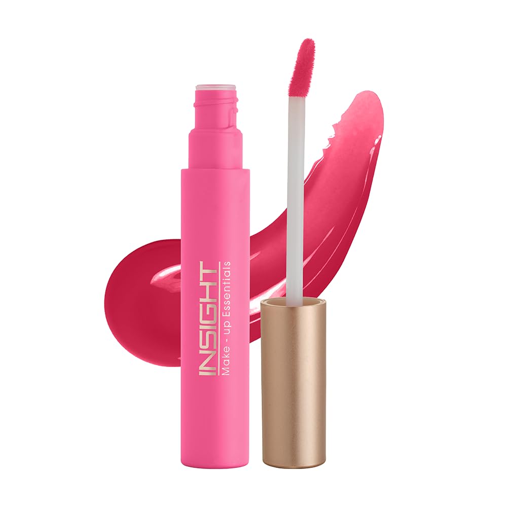 Peptide Infused Lip Oil | Glossy Finish | Sheer Coverage | Infused With Ginger Seed Oil | Hydrated & Plump Lips| Long-Lasting |Rose Lustre-4.5g