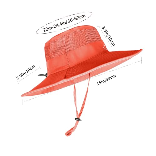 Image of Sun Hats for Men Women Fishing Hat UPF 50+ Breathable Wide Brim Summer UV Protection Hat