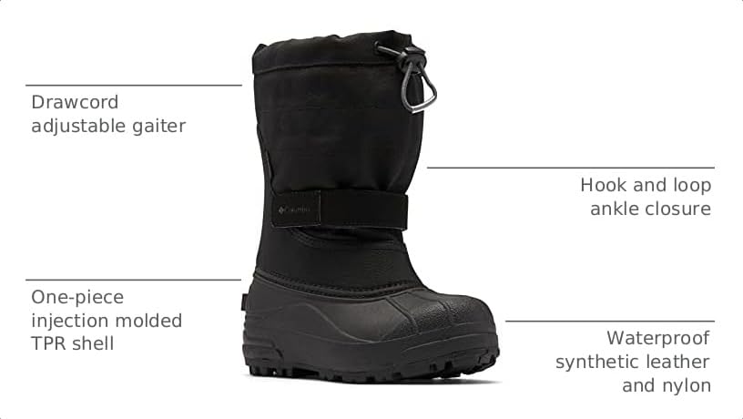 Image of Columbia Kids Powderbug Plus II Boot (Toddler /Little Kid /Big Kid)