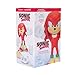 Sonic the Hedgehog 6-inch Knuckles Action Figure with Customizable Face Expressions and Holographic Display base. Ages 14+ (Officially licensed by Sega)