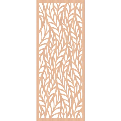 Image of 23 3 /8 inchW x 59 3 /8 inchH x 1 /4 inchT Ortonville Decorative Fretwork Wood Wall Panels, Alder