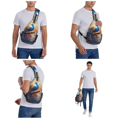 Bolso tipo bandolera cruzado para viaje y senderismo miniatura 6