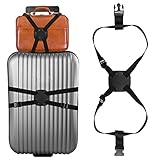Lusofie Bag Bungee for Luggage, Adjustable Luggage Bungee Add a Bag Luggage Strap Suitcase Strap Bag