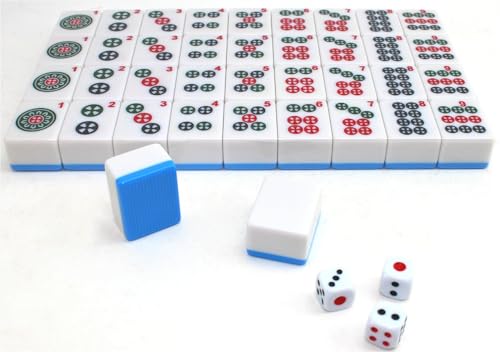 Set de Mahjong con fichas X-Large en melamina miniatura 6