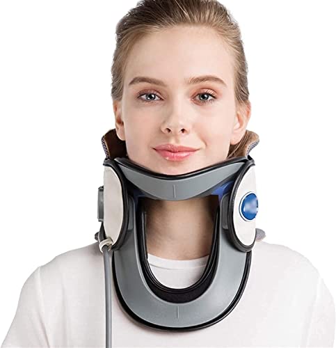 Neck Brace Collar Neck Brace for Posture| Cervical Traction Device|Cervical Pain and Pressure,for Office Workers, Students (Color : White, Size : 20cm)