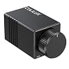 Cubilux RCA Volume Control Knob, Passive Adjustable Audio Controller for High Precision Volume Attenuation Management with Full Aluminum Alloy Case and ALPS Potentiometer (Black) Output