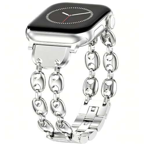 Bracelet Apple Watch femme acier KADES pour sublimer vos tenues de bureau