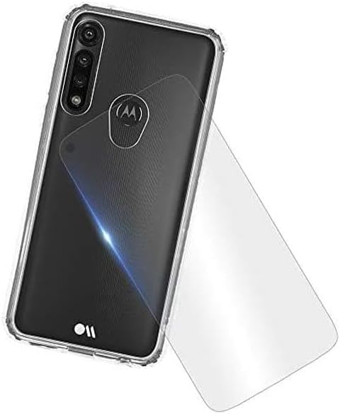Miniatura 2 de Case-Mate - Funda para Motorola Moto G8 Power - Paquete de protección - Funda transparente resistente y protector de pantalla