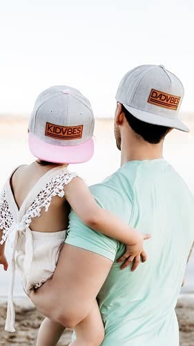 Original Kid Vibes Leather Patch Hat, to Match with Dad & Mom2