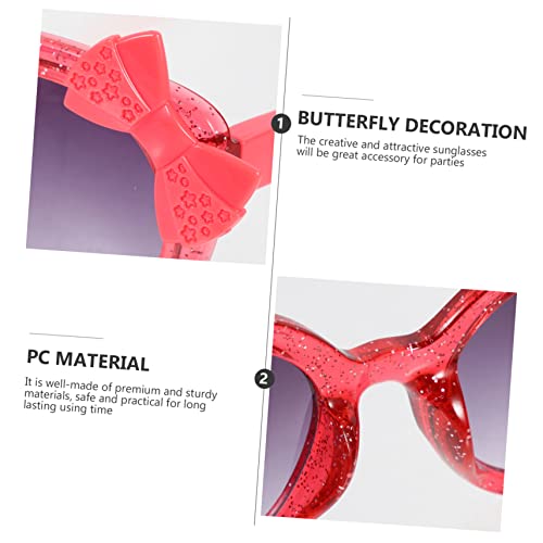 Amosfun 4 Pares De Óculos De Sol Com Arco De Tinta Infantil Para Crianças Óculos De Sol Para Festa Ó