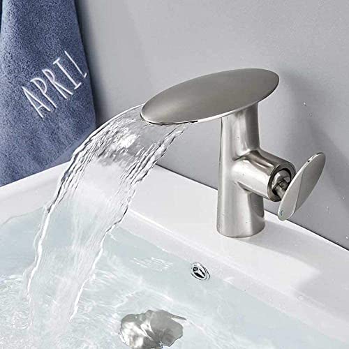Robinet d'évier à levier unique blanc pour éliminer les éclaboussures du lavabo