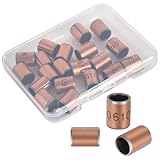 20 Pcs SF-1 Self-Lubricating Composite Bushings, 6x8x10mm Dry Sleeve Bearings, Oil-Free Bronze Bushings for Machinery & Industrial Applications