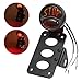 Amazicha LED Tail Light Brake Rear light 1" License Plate Bracket for Harley Sporster Bobber Chopper Sportster