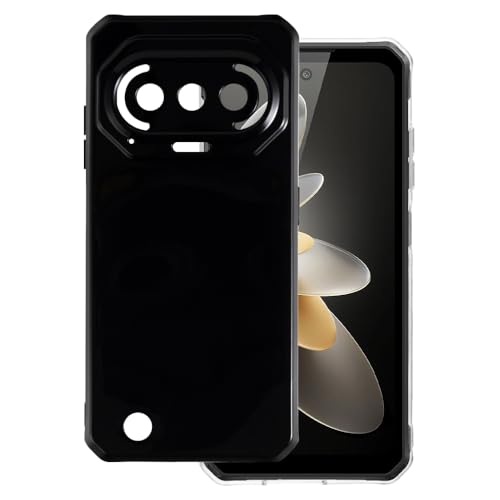 OAGELIM �P�[�X Fossibot F114 �Ƃ̌݊������� Case �ϏՌ�TPU�\�t�g�t���L�V�u���W�F���ی�d�b�J�o�[ �σX�N���b�`���~���^���[���x���̑ϗ��� (�u���b�N)
