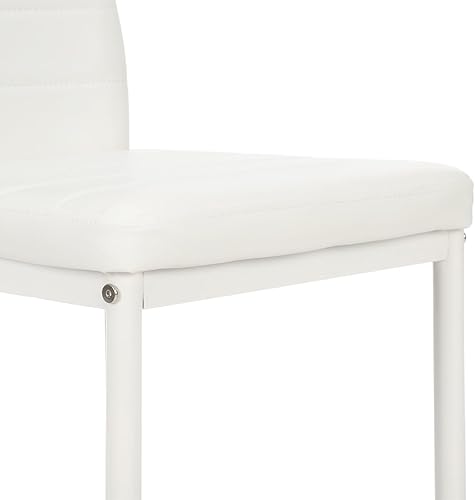 Miniatura 5 de Juego de 6 sillas de comedor y cocina con respaldo alto, silla moderna con textura de pelado, respaldo alto, sillas laterales de cocina para