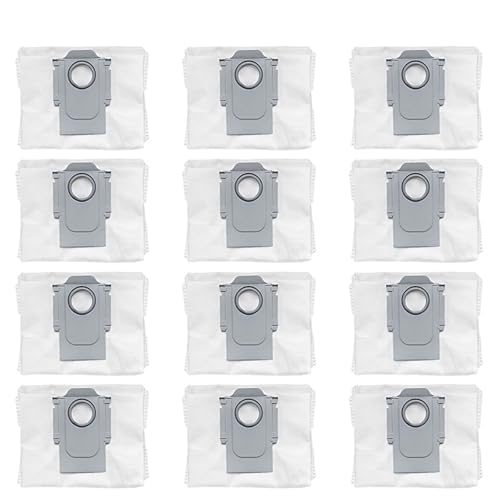 Generic �ɓK��Roborock S8+ Pro Ultra S7 MaxV Q7+ Max+ Q5+ �|���@���{�b�g�|���@�_�X�g�o�b�O�A�N�Z�T���[�ɓK��(12pcs)