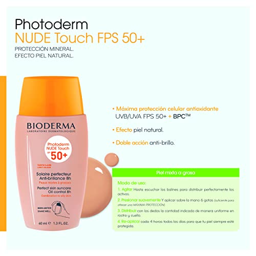 Photoderm Nude Touch Fps50+ Claro 40Ml,... glide