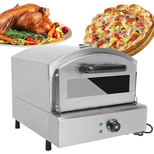 2000W Pizza Oven,Electric Stainless Steel Toaster,Oven Baking Equipment,Suitable for Restaurants and Kitchens