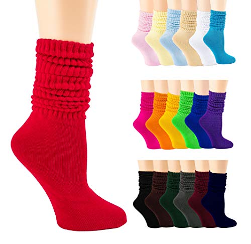 Slouch Socks Lightweight Size 9-11 (All 19 Colors, 19)