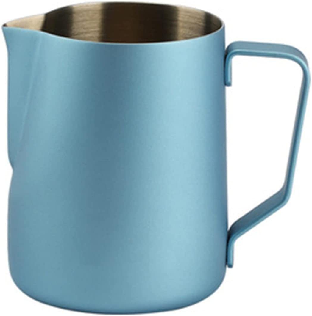 Dzbanek do spieniania mleka, Dzbanek do spieniania mleka, dzbanek, filiżanka kawy Latte, mały, elegancki spieniacz, 600/350 ml