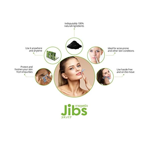 Jibs-Charcoal-Bamboo-Oil-Blotting-Paper-50-Premium-Quality-Facial-Oil-Absorbing-Sheets-Make-Up-Proof-Face-Blotter-Tissue-For-Oil-Control-Natural-Enriched-Skin-Care-Formula-To-Preven Jibs Charcoal & Bamboo Oil Blotting Paper -50 Premium Quality Facial Oil Absorbing Sheets-Make Up Proof Face Blotter Tissue For Oil Control -Natural Enriched Skin Care Formula To Preven