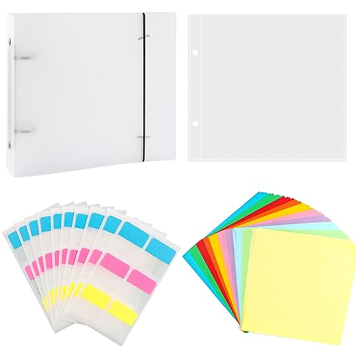 Image of Cookie Stencil Storage Binder for Storage 6 inchx6 inch Stencils Die Cuts & Stamp Storage Folder Baking Stencil Organizer Scrapbooking Cutting Dies Stencil Storage Book Collections Case Organizer