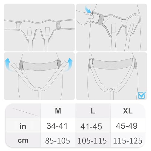 Faja Hernia X-Large para hombres y mujeres ajustable miniatura 7