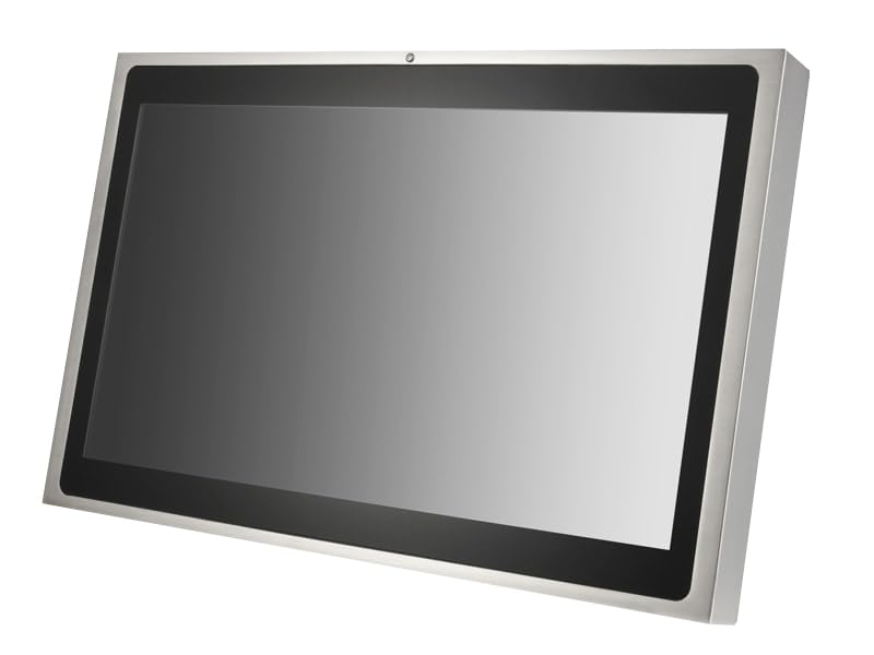 Image of 2409CNH 24 Inch IP69K Waterproof Sunlight Readable Capacitive Touchscreen Monitor, 1000 Nits, HDMI, DVI, VGA, 1920 x 1080 IPS Display, VESA 100mm and 200 x 100mm, 12V DC