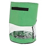 Pochette de plantation : une poignée solide et durable est intimement utilisée, qui peut être déplacée facilement et en toute sécurité, pochette de rangement pour plantes