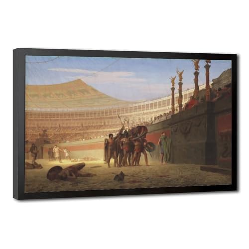 Tableau Jean Leon Gerome Hail Caesar pour grand mur de bureau