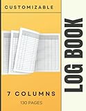 Customizable Log Book 7...