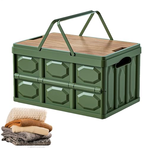 Boîte de rangement de camping avec dessus de table pour optimiser l'espace - 2