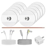 Grounding Patches 10 Pack with Copper Grounding Rod with Grounding Cord, Portable Ground Rod Kit，Earth Connected Grounding Therapy Grounding Products