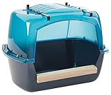 Kann an der Innen- oder Außenseite des Käfigs aufgehängt werden