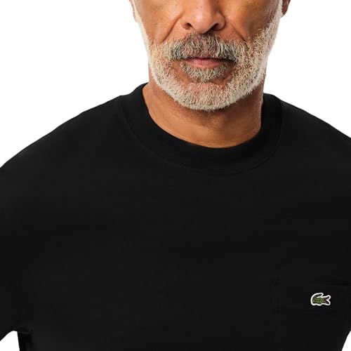 Image of Lacoste Men's Cotton T-shirt with Breast Pocket