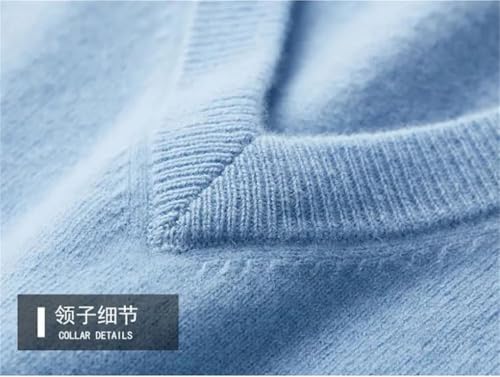 Warm Cashmere Sweater Vest For Men Winter Classic V-Neck Sleeveless Knitted Pullover Tops4