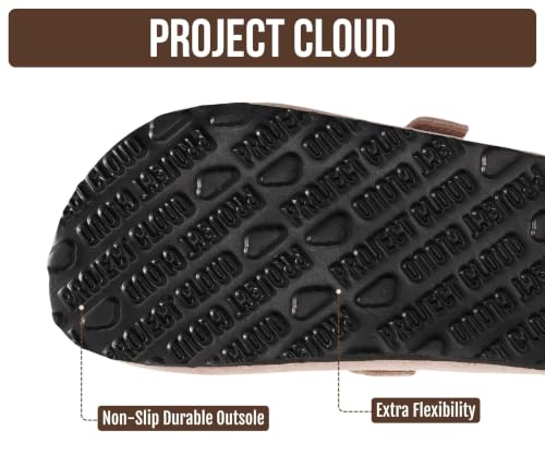 Image of Project Cloud Kids 100% Genuine Leather Non Slip Clogs with Cork Footbed